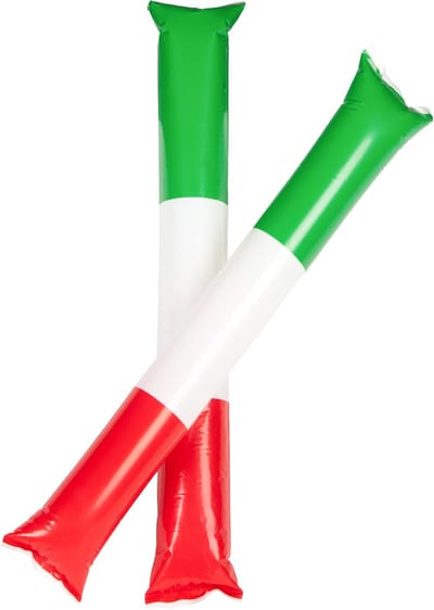 Cheering sticks Italië opblaasbaar