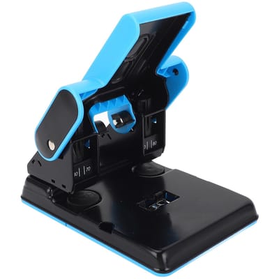 Dubbele Gatenpons 70 Vel A4 Papiercapaciteit 70mm 80mm Afstand 2 Gaten Papierpons voor Kantoor School black