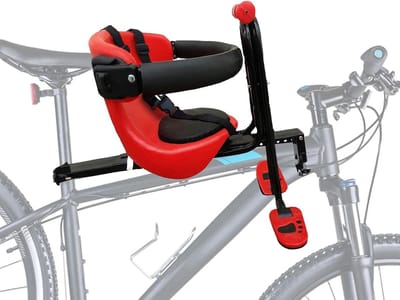 Fietszitje Kinderen - Kinderstoel Fiets - Veilig Fietsen - Hoge Rugleuning - 50 kg Draagvermogen - Meerkleurig