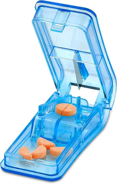 Solidchoice - V-Greep Pillensnijder en Crusher voor Nauwkeurig Pillen Splitsen