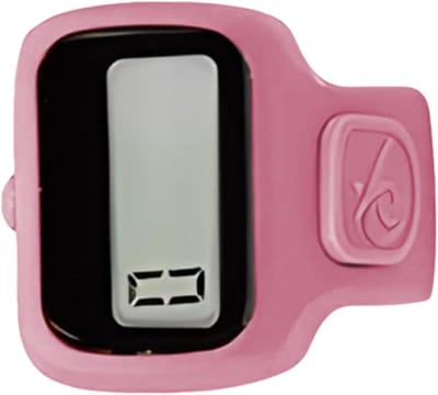 Vingerteller Clicker - Handmatige Teller - Sport Evenementen - Ingebouwd Vullicht - 35 x 25 cm - Roze