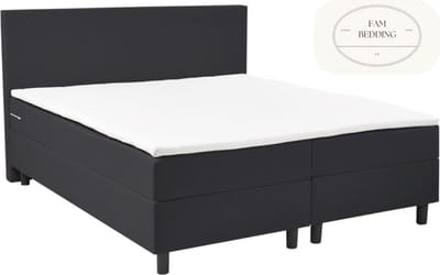 2 Persoons Boxspring Rolene Antraciet 120x200