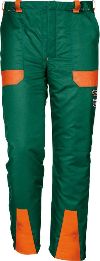 SIR SAFETY CHAINSAW PROT CLASS 1 180 Werkbroek HEREN Veiligheidsbroek Groen - Snijbescherming - Met Kniezak - Versterkte Zakken