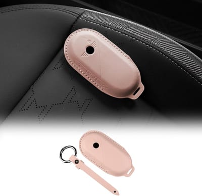 Aluminium Sleutelkastje voor Mini J01 J05 U25 F65 F66 F67 - Luxe Leer Sleutelcover voor Afstandsbediening en Autosleutels