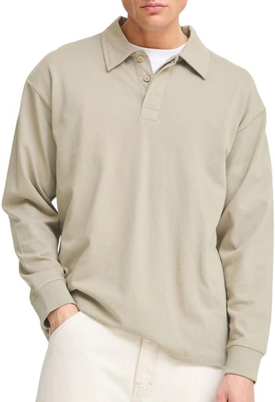 Solid Orwell LS Polo Heren - Maat M