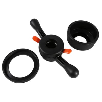 Dailygoods- Balanceringsmachine - Snelle ontgrendelingsmoer - Rubber ring - Spacer - Drukcup - Hoogwaardige kunststof - Wielbalancer
