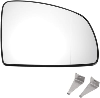 Dailygoods - Achteruitkijkspiegel - Vervangend glas - Asferisch - Wit - Voor Opel en Vauxhall - Geschikt voor Meriva A 2003-2010