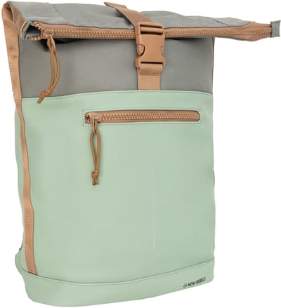 New Rebels Mart New York Rolltop Rugzak 17-21L Waterafstotende Laptop Rugtas 15.6 inch Werktas Rolltop – Sage Green