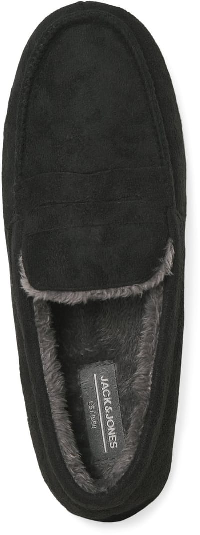 Jack & Jones - Heren Instappers Belvedere Pantoffel - Zwart - Maat 40-41