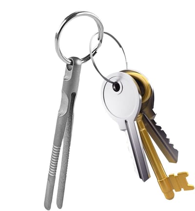 Mini pincet - Kleine tang - Kleine voorwerpen pakken - Titanium legering - 59 mm lengte - Titanium