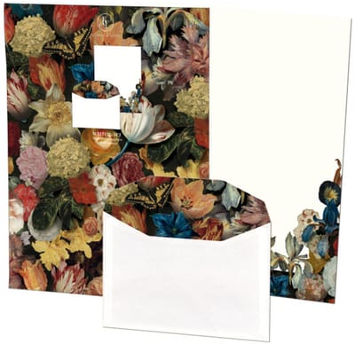 Briefpapier met enveloppen: Floral & Toile, The Fitzwilliam Museum