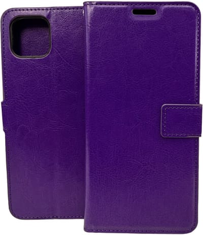 Portemonnee Book case Hoesje Geschikt voor: Oppo A73 5G & A53 5G - Paars