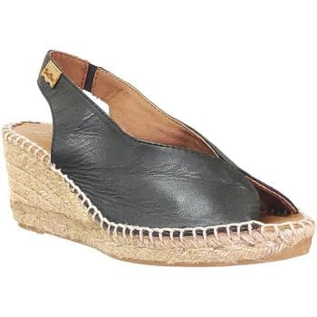 Espadrille met peeptoe-sleehak | LAILA-P