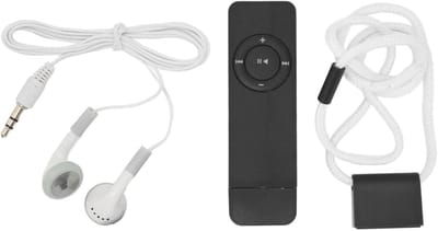 Compacte Mp3-speler - Muziekspeler - Muziek Luisteren - Verliesvrij Geluid - Tot 64 GB - Zwart