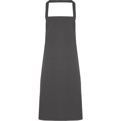 Premier Dames/Dames Slim Apron (geen Zak) / Werkkleding (Pakket van 2) (Donkergrijs)