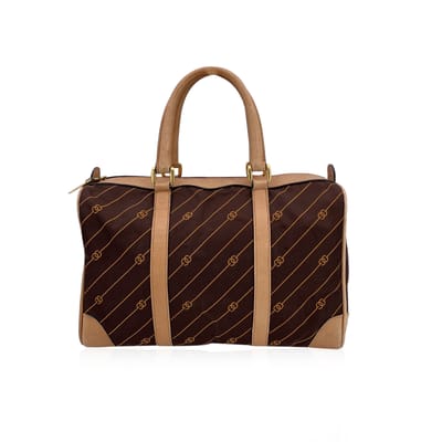 Gucci Vintage stoffen handtas Boston