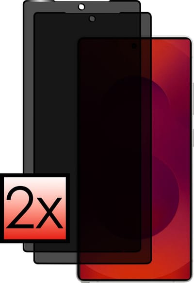 Screenprotector - 2 Stuks - Geschikt voor Samsung Galaxy S25 Ultra - Privacy Filter - Beschermglas - Gehard Glas - Tempered Glass - Screen Protector - Anti Spy - Full Display Cover