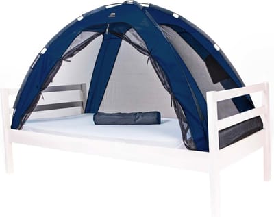 Deryan Bedtent Klamboe - 200x90cm - Hoge kwaliteit - 1mm gaas - Navy