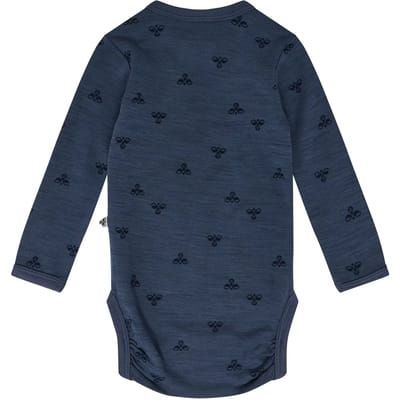 Hummel kinderbody met lange mouwen Hmlmini Wool L/S 229428