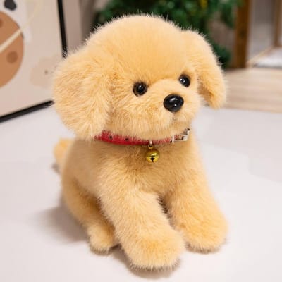 23-45cm Labrador Pluche Pop Zwart Gele Hoodie Hond Speelgoed Huisdecoratie Cadeau Voor Kinderen Jongens Meisjes about 23cm
