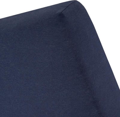 Cinderella - Hoeslaken (tot 25 cm) - Jersey Melange - 160x210/220 cm - Dark blue