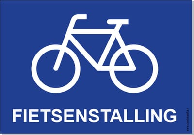 CombiCraft bord Fietsenstalling - 30x21 cm