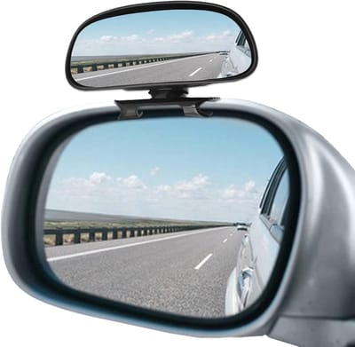 Achteruitkijkspiegel voor auto, blindspiegel, buitenspot, verstelbaar, 360 graden, universele convexe spiegel - ShopVlot