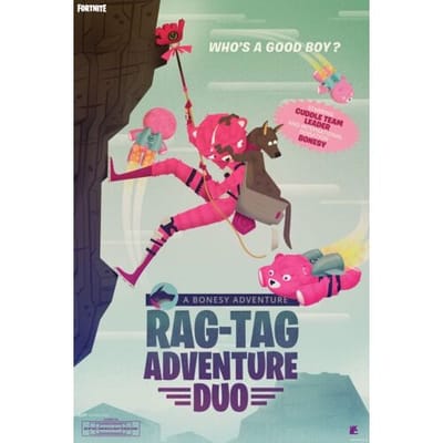 Epic Games Hole in the Wall Fortnite Maxi Poster-Rag-Tag Adventure Duo (Diversen) Nieuw
