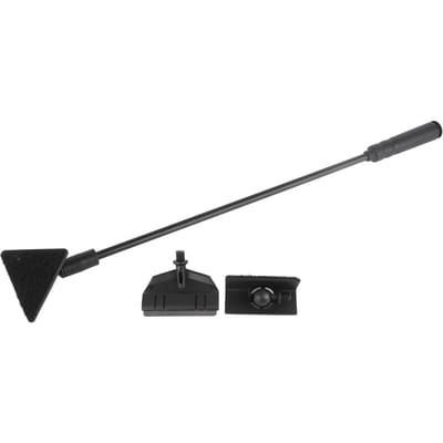 3-in-1 Aquarium Reinigingsgereedschap Aquarium Algenkrabber Vis Aquarium Reinigingsgereedschap Kit met 3 Bladen gray