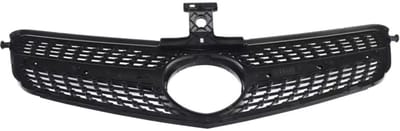 Grille AMG Ignaro - Voorbumper AMG Diamanten Grille - Voor Mercedes W204 C-Klasse Sedan/Estate/Coupé (2007-2013) - Zwarte Radiator Grille - Auto Accessoires