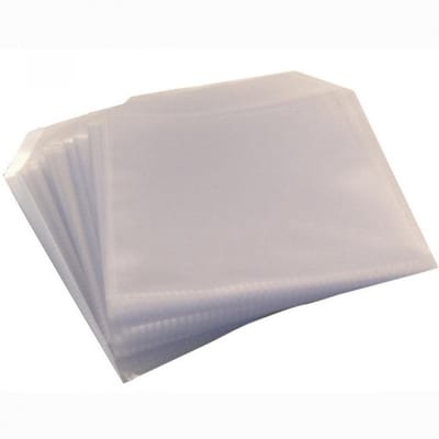 Dailygoods- CD Hoes 50 Stuks - Plastic Hoesjes - 150 Micron - Opbergmap - Krassenbestendig - Voor CD/DVD Disc