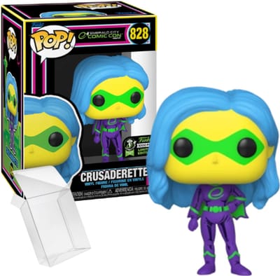 Funko Pop! Emerald City Comic Con - Crusaderette (Black Light) #828 Emerald City Comic Con Exclusive
