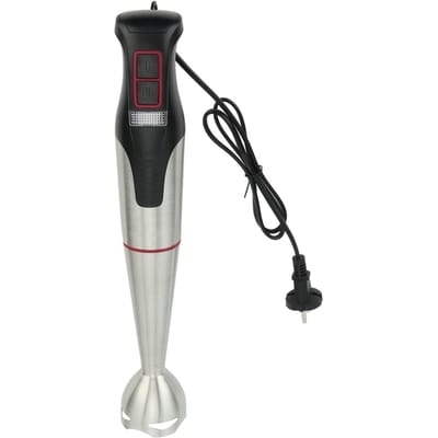 Staafmixer Elektrisch 800W Multifunctioneel Grip Staaf Dompelmixer met Roestvrijstalen Mes voor L gray