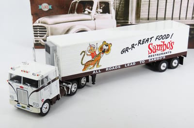 Modelauto Peterbilt 352 Sambos Restaurants - Schaal 1:43