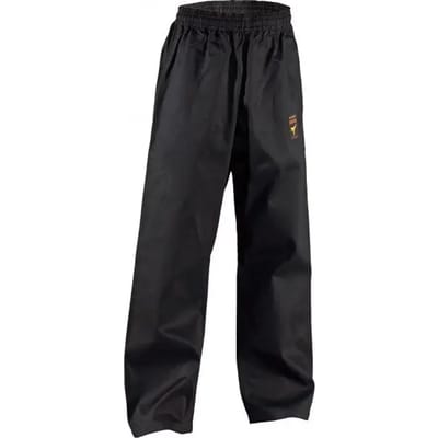 Kinder kimono broek Danrho Asia Shiro Schwarz