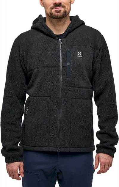 Haglöfs Malung Pile Hood - Fleecevest - Heren True Black XL