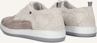 Floris van Bommel - DE DIJKER 03.12 - Vrije tijdsschoenenHeren veterschoenHeren sneakersCasual - Kleur: Taupe - Maat: 45.5
