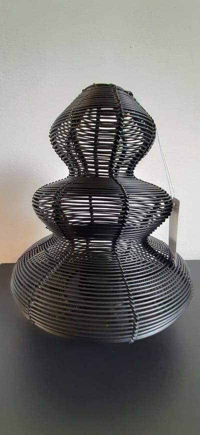 Light & Living - Hurricane 'Christmas Tree' - Matzwart
