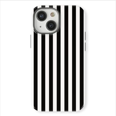 DripCase Gestreept Hoesje geschikt voor iPhone 13 Mini | Backcover met Mag | Stripes Motief | Trendy Case geschikt voor iPhone 13 Mini met Strepen Piano Lane