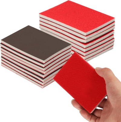 Set van 24 Schuurpads met Granulatie 180-3000, Voor Nat en Droog Schuren, Ideaal voor Metaal en Houtbewerking