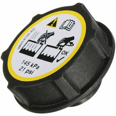 1 stuks Auto Koelvloeistof Reservoirdeksel, Expansievatdop voor Motorradiateur, Antivries Watertankdeksel, Past voor Ford Focus Galaxy Grand Kuga Mondeo Fiesta yellow