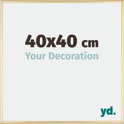 Your Decoration - Fotolijst 40x40 cm - Aluminium - Goud - Kent