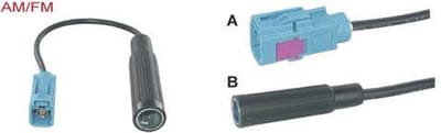 Fakra adapter female --> din female