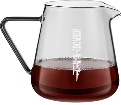 MHW-3BOMBER Elf koffiekan - 500ml - hoogwaardig borosilicaatglas - precisie schenktuit en hittebestendig handvat - vaatwasserbestendig