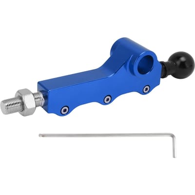 Levier de vitesse de voiture en alliage d'aluminium avec clé hexagonale Remplacement pour Subaru WRX 2008‑2013 Blue