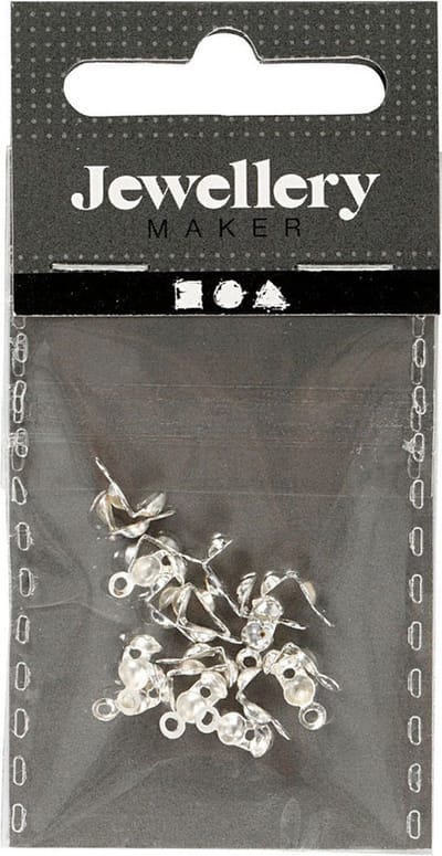 Creativ Company kalotjes zilver sieraden accessoires 20 stuks.