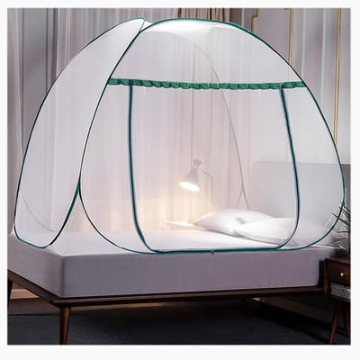 Pop-Up Klamboe Tent - Bed Luifel - Slaap Rustig - Automatisch Uitvouwbaar - 1.0x2.0m - A5