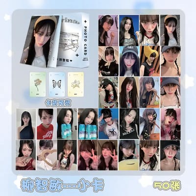 KPOP 50pcs/box AESPA Karina Laser Photocard [Fotokaarten]