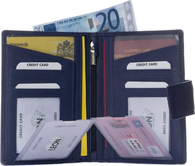 Paspoort hoesje - Paspoorthouder - Documentenmap - Paspoorthoes - Paspoort -Paspoort tasje - Paspoorthoesje - Paspoort cover - Paspoort etui - Paspoorthoes leer - Reisdocumenten - Sale - Gadgets - Leer - Paspoort organizer - Gele boekje - Kado - 15