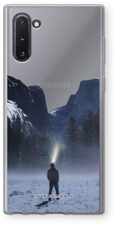 Hoesje geschikt voor Samsung Galaxy Note 10 hoesje - Wanderlust - Soft Cover Telefoonhoesje - Bescherming aan alle Kanten en Schermrand